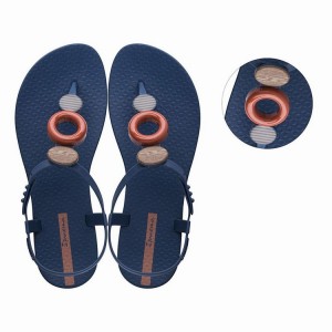 Ipanema Class Modern Ženske Sandale Plave Smeđe | 6490WPBTJ
