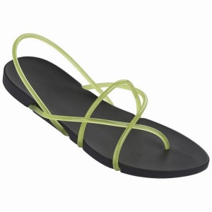Ipanema Philippe Starck Thing G Ženske Sandale Crne Žute | 2479FXKNM