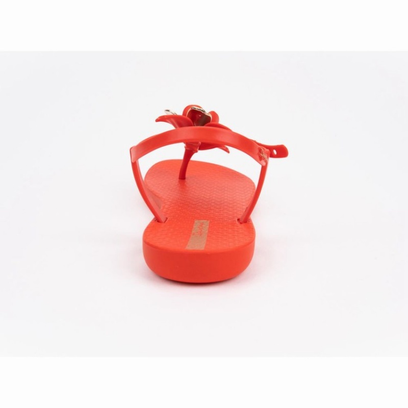 Ipanema Floret Ženske Sandale Crvene Zlatne | 2389MNOGL