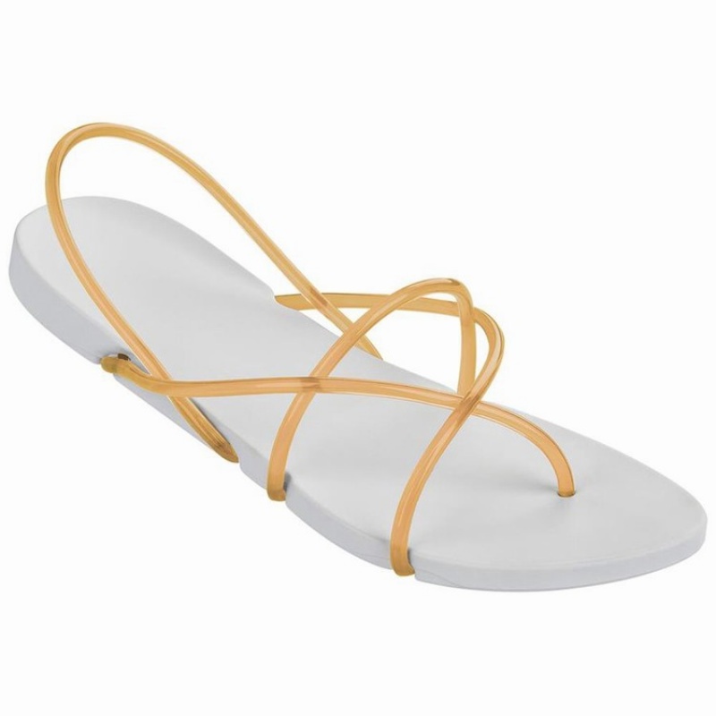 Ipanema Philippe Starck Thing G Ženske Sandale Bijele Narančaste | 7183URIVX